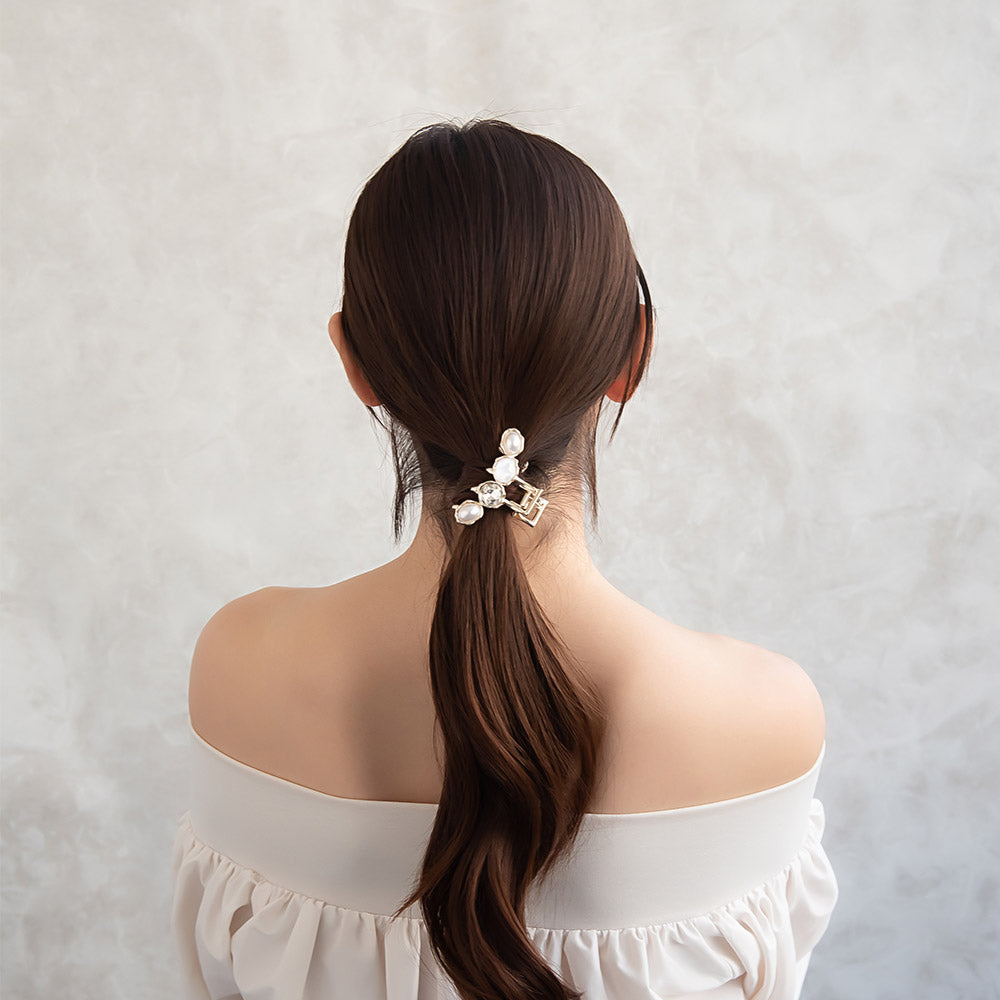 Jeweled Metallic Hair Claw