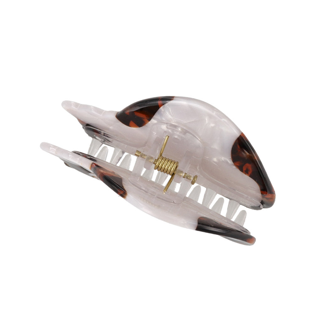 Sleeping Cat Acetate Marble Hair Claw