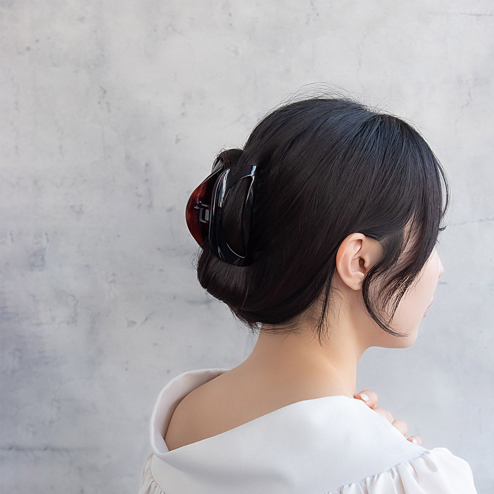 Cutout Half Moon French Hair Claw