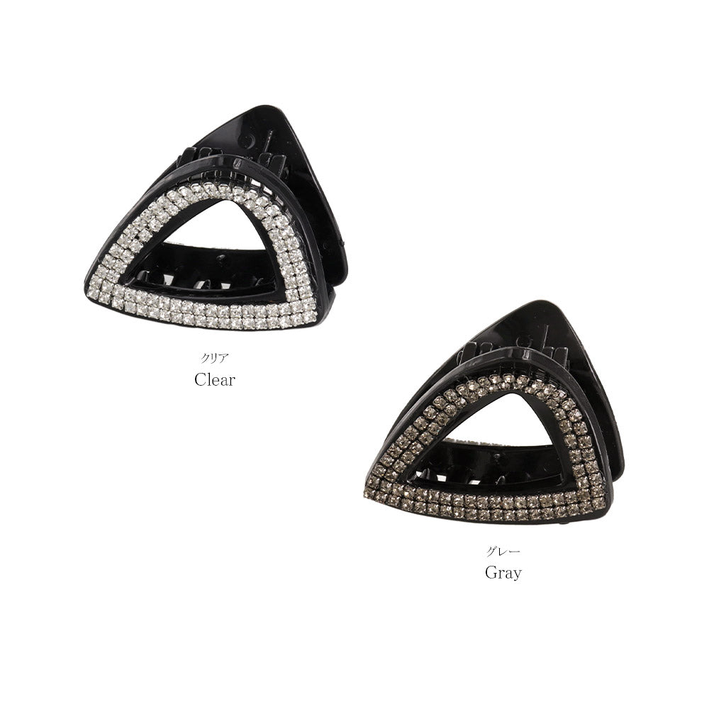Rhinestone Mini Triangle Hair Claw