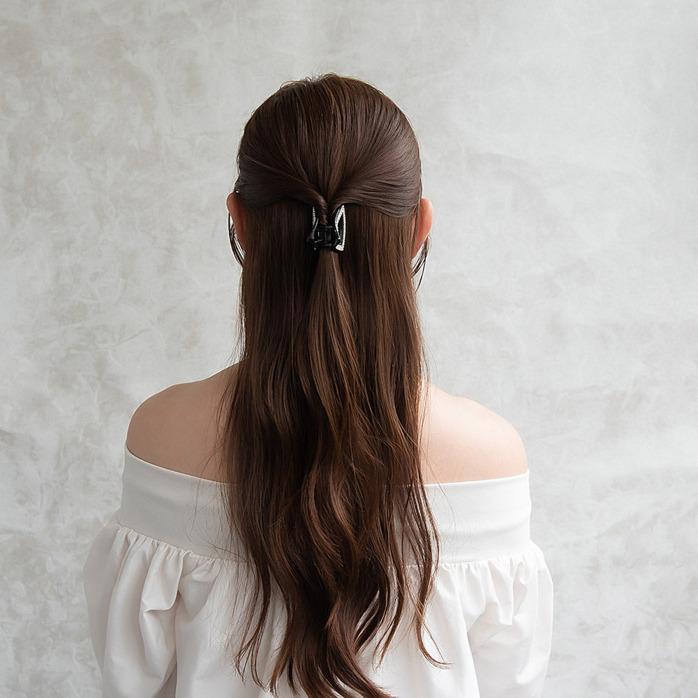 Rhinestone Mini Triangle Hair Claw