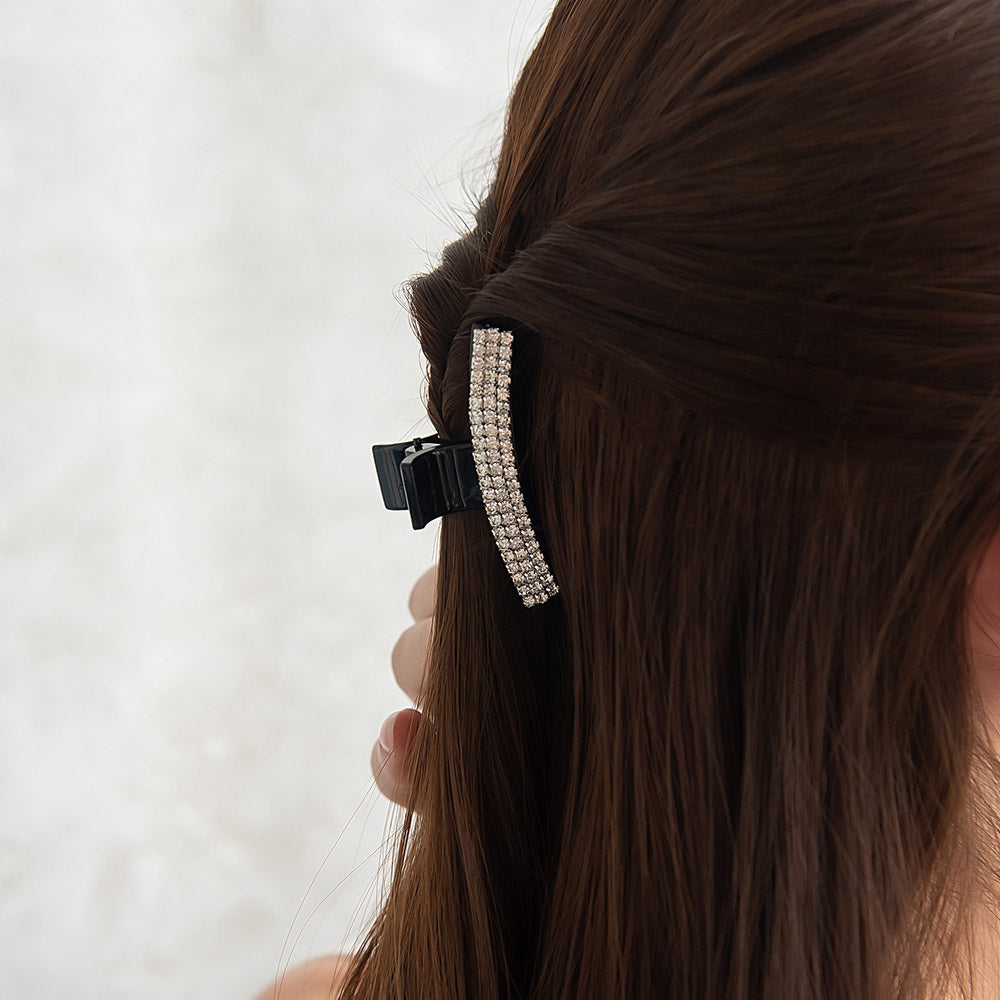 Rhinestone T Shaped Hair Claw