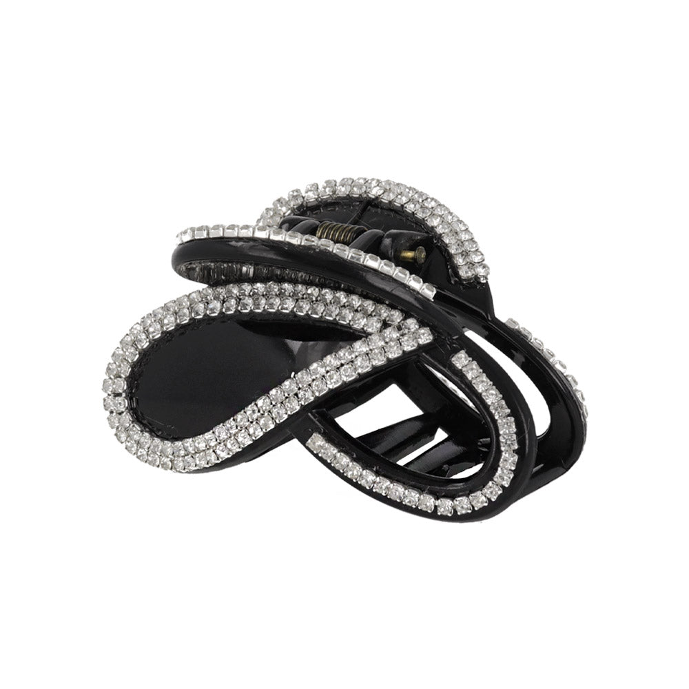 Rhinestone Oval Hair Claw