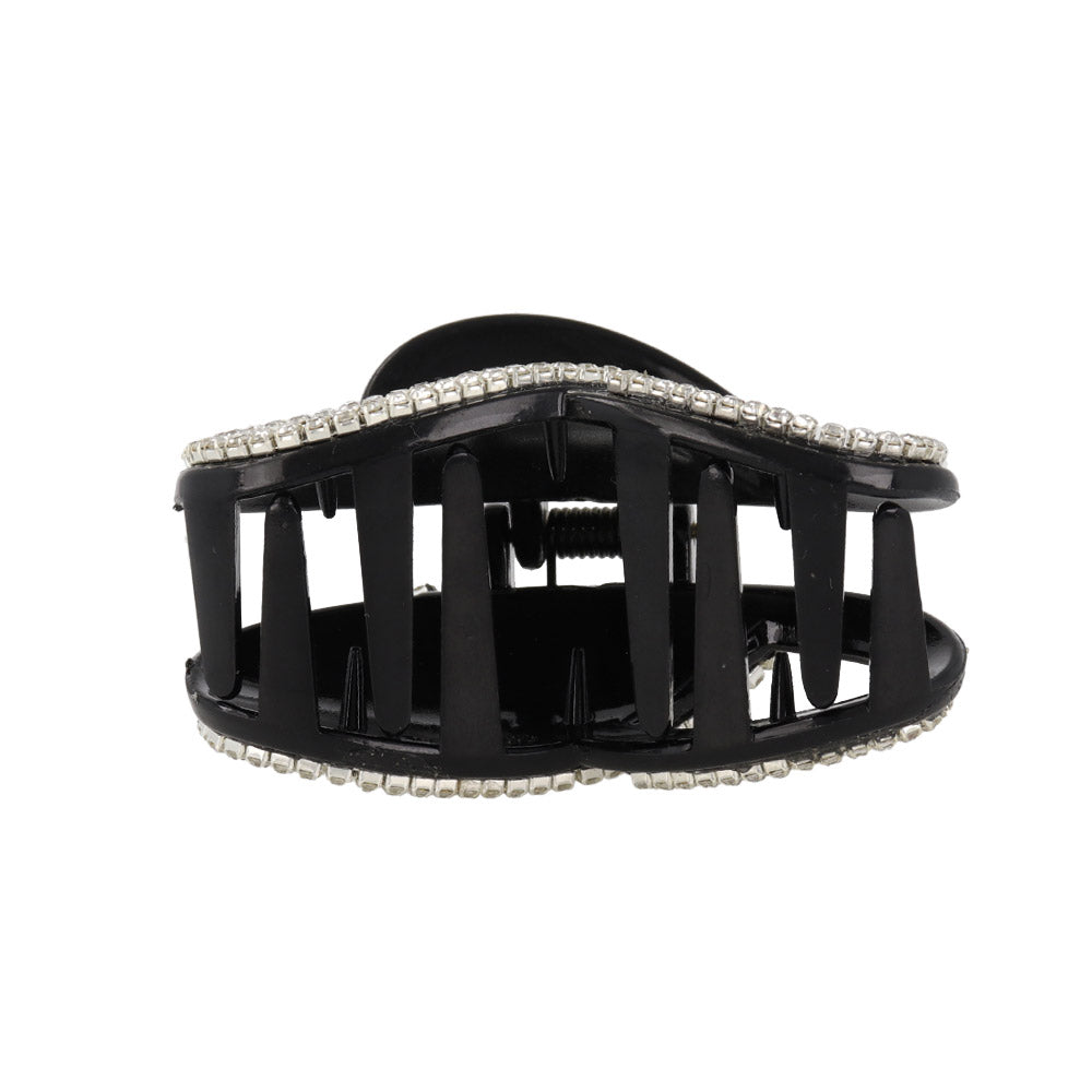 Rhinestone Oval Hair Claw