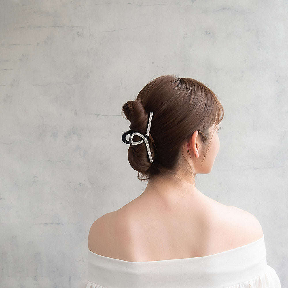 Rhinestone Loop Hair Claw