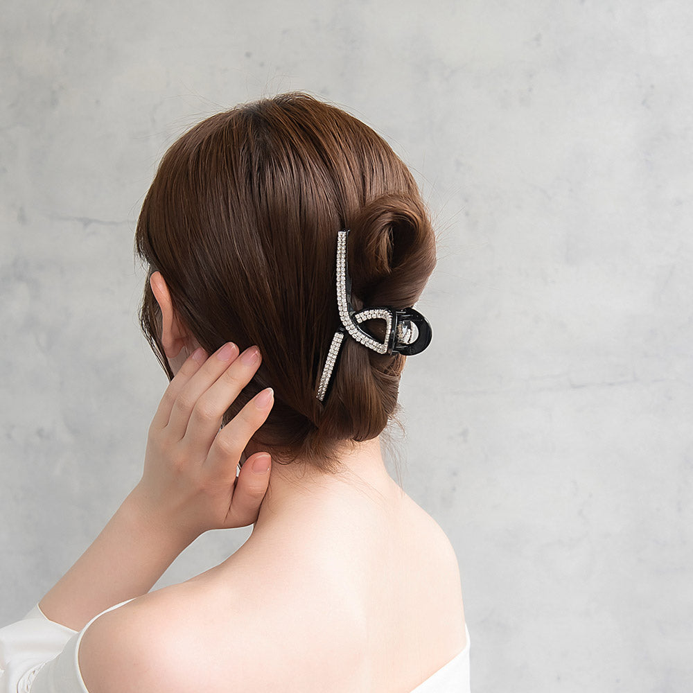 Rhinestone Loop Hair Claw
