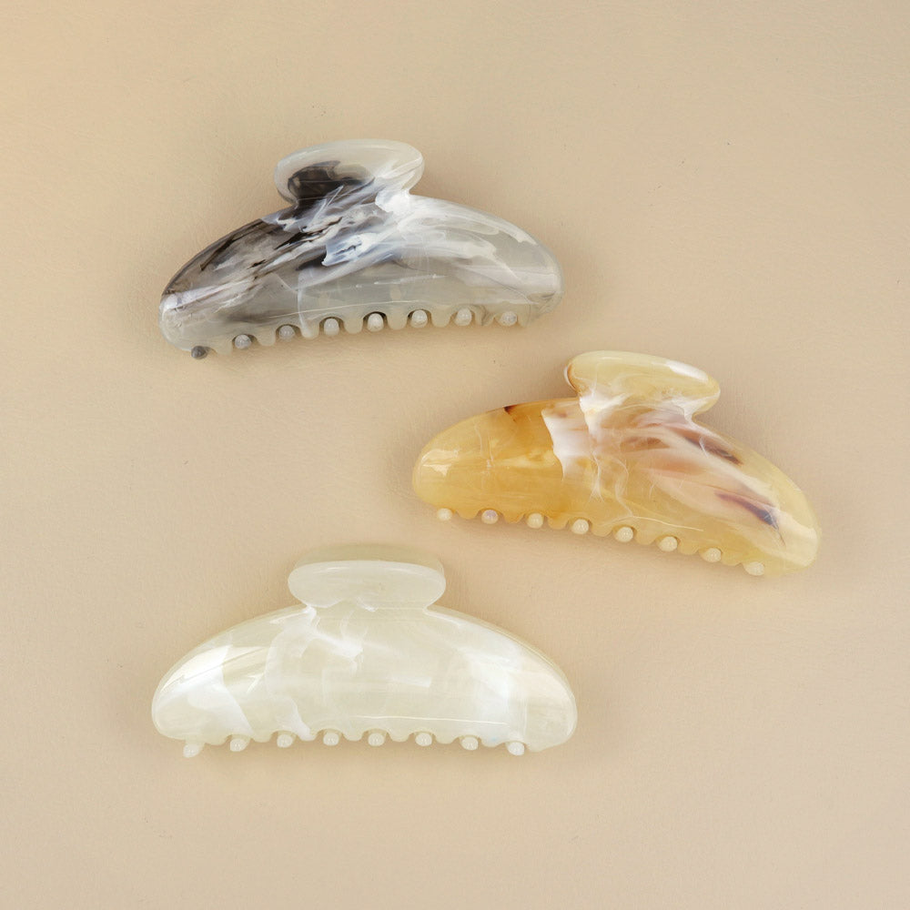 Marble Classic Hair Claw -osewaya