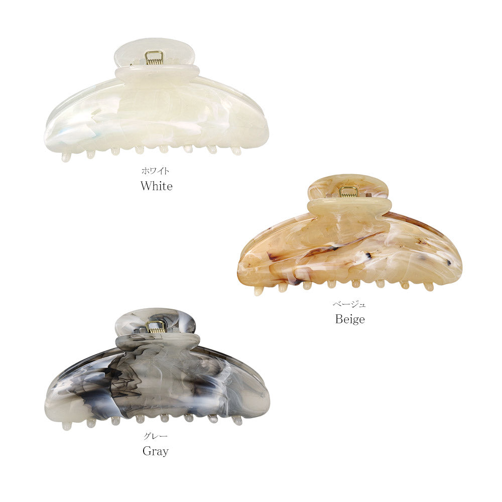 Marble Classic Hair Claw
