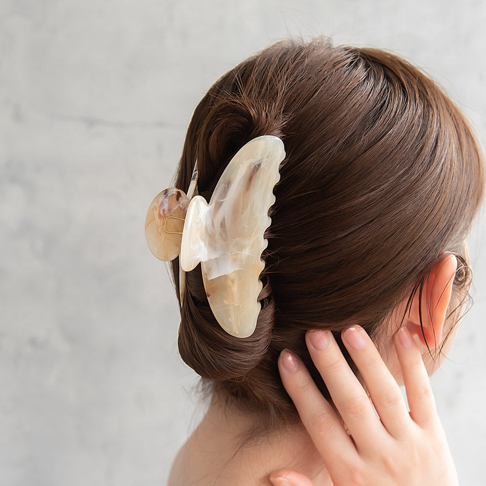 Marble Classic Hair Claw - osewaya