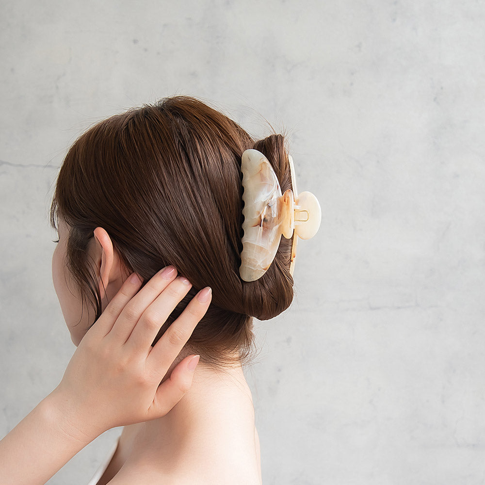 Marble Classic Hair Claw