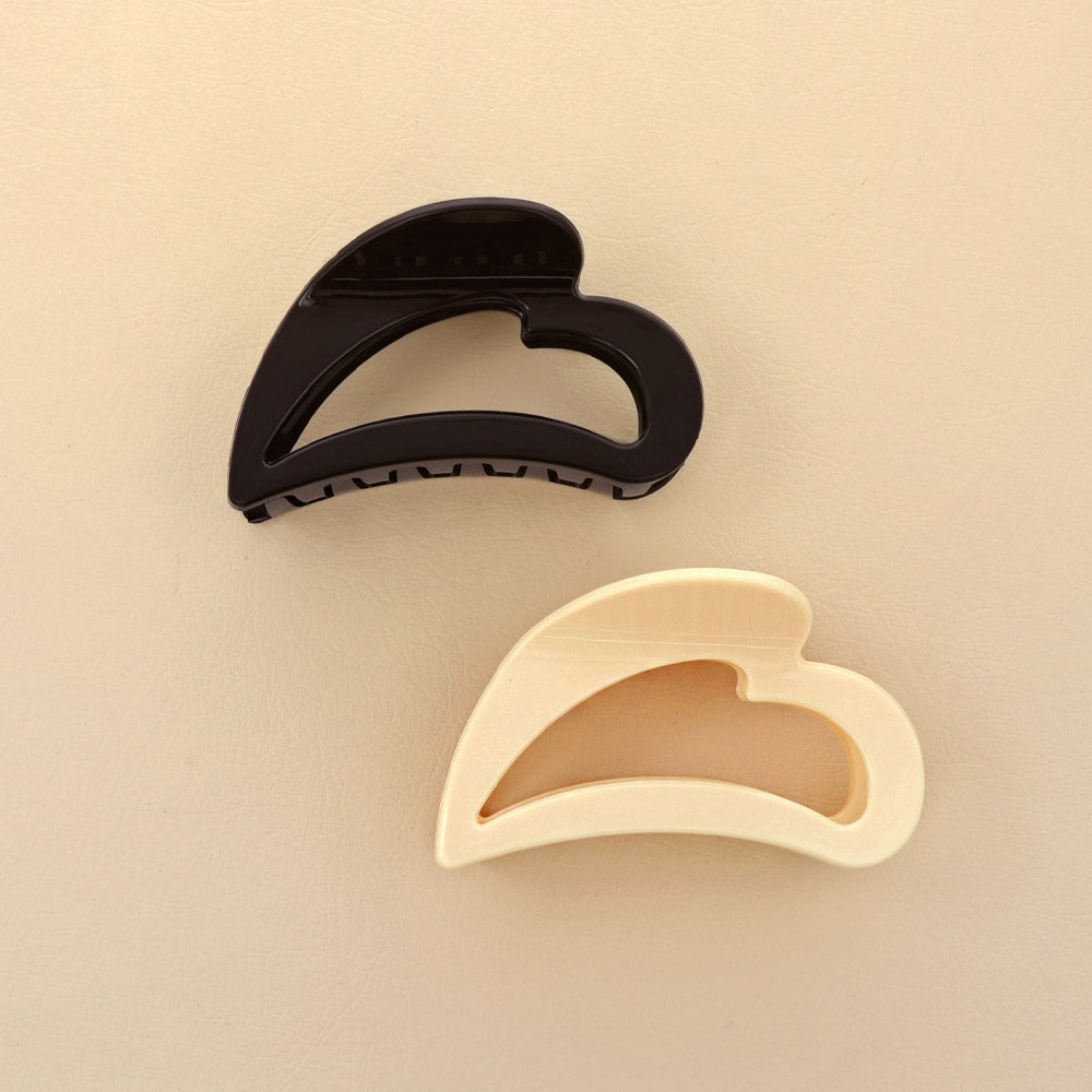 Open Heart Hair Claw