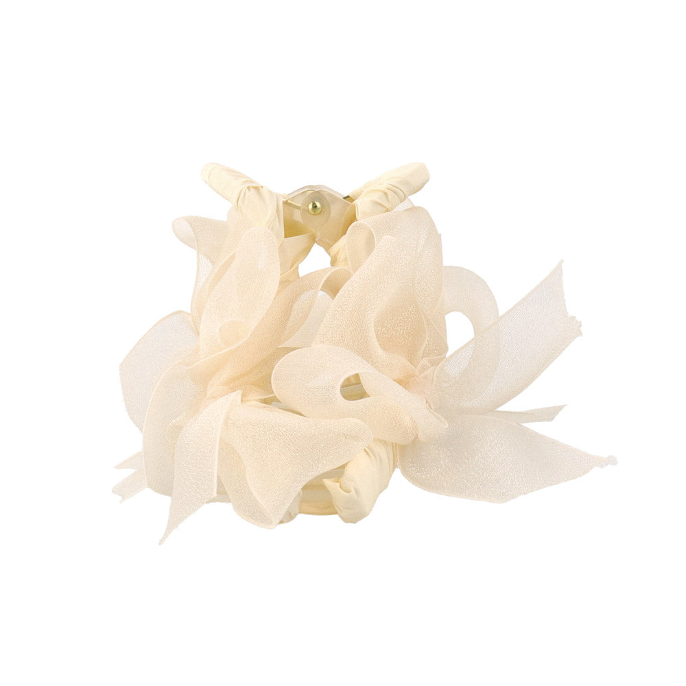 Sheer Allover Ribbon Hair Claw