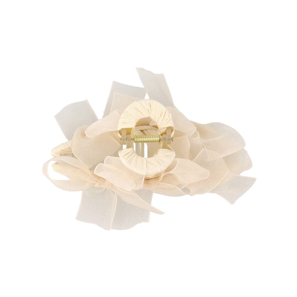 Sheer Allover Ribbon Hair Claw