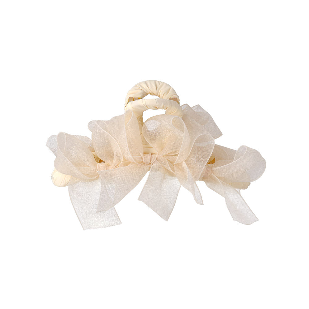 Sheer Allover Ribbon Hair Claw