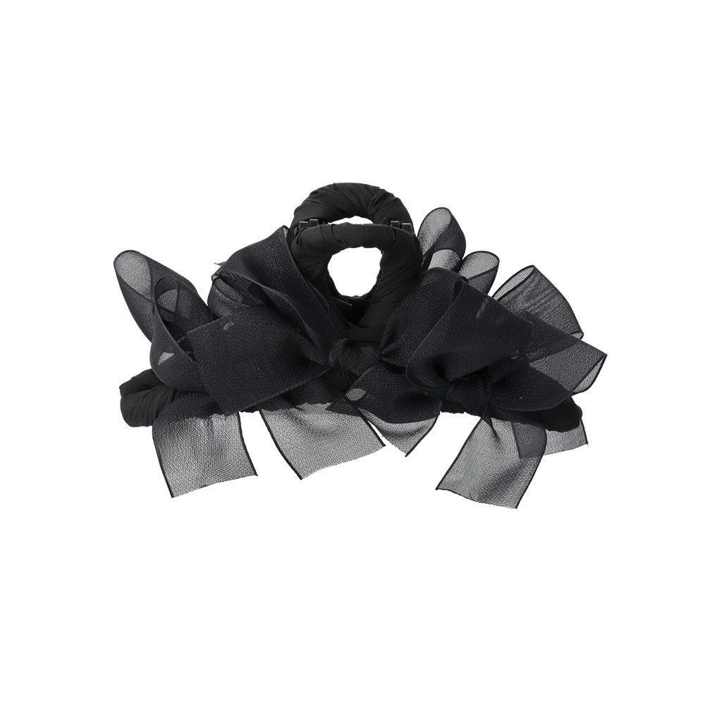 Sheer Allover Ribbon Hair Claw