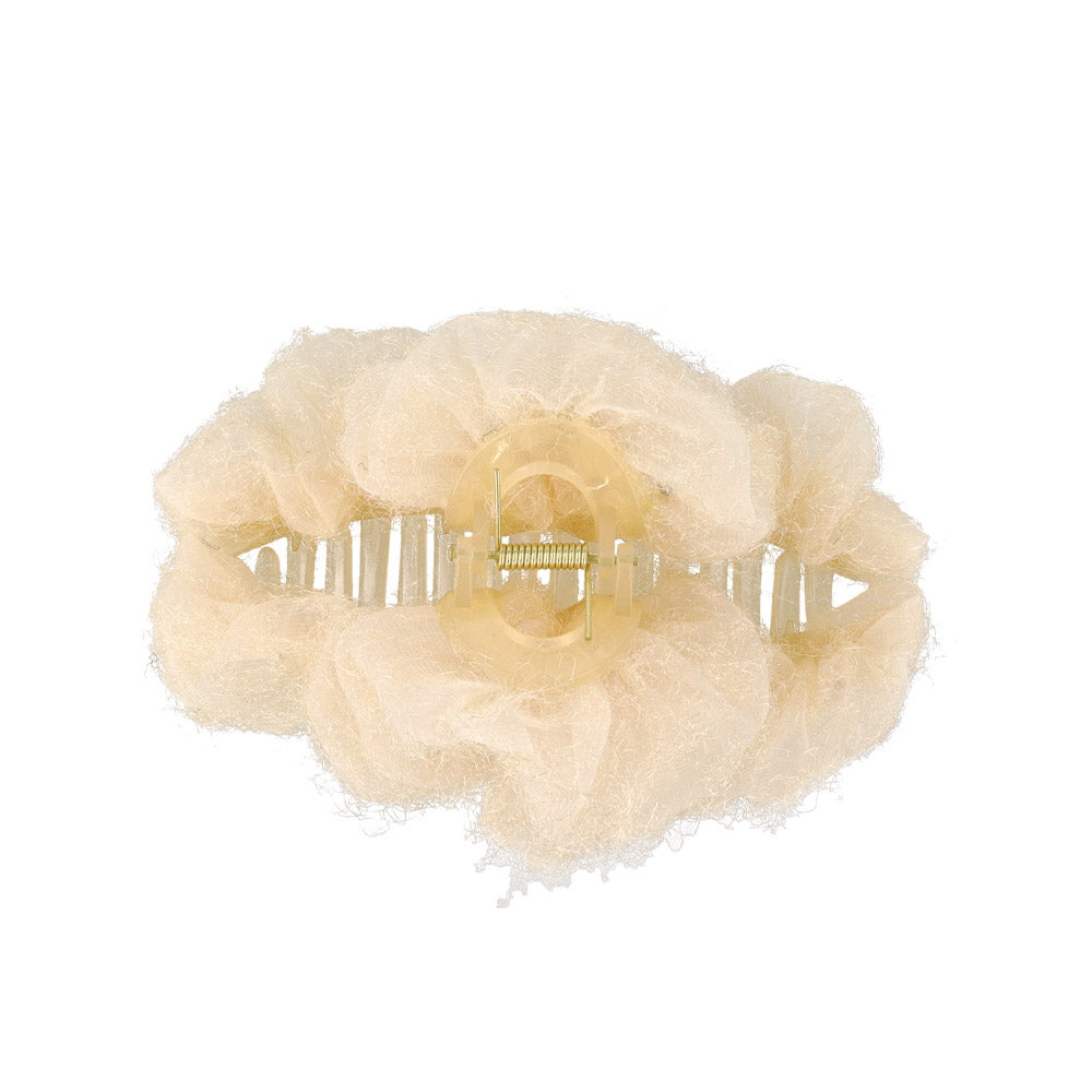 Frayed Pearl Encrusted Hair Claw