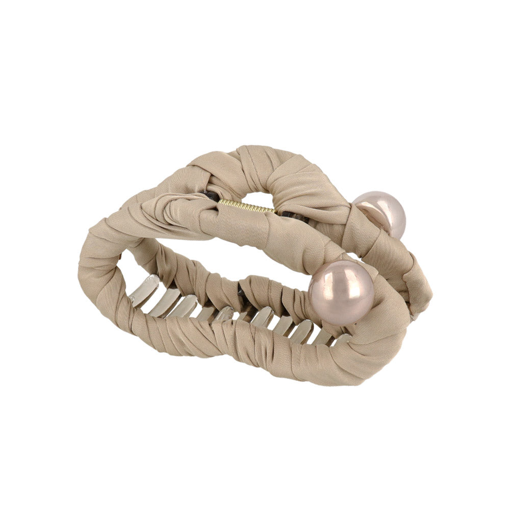 Wrapped Pearl Hair Claw