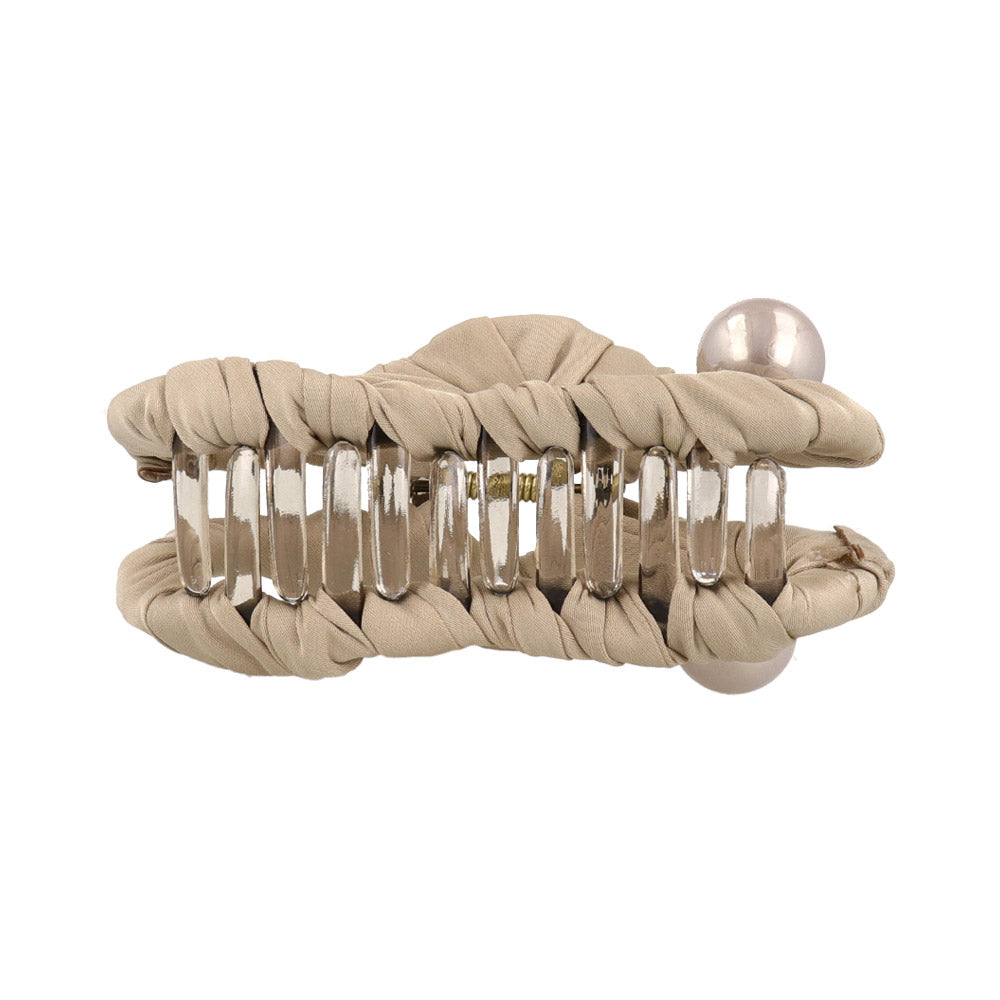 Wrapped Pearl Hair Claw