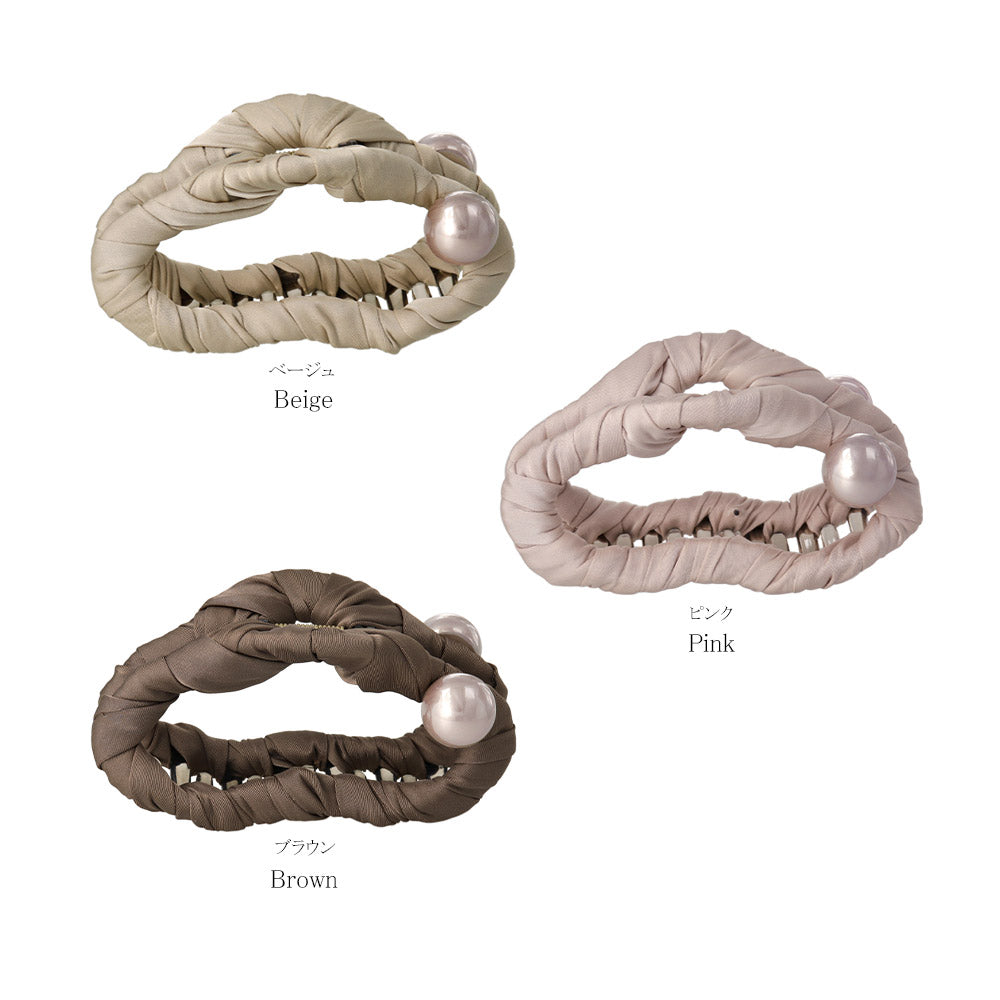 Wrapped Pearl Hair Claw