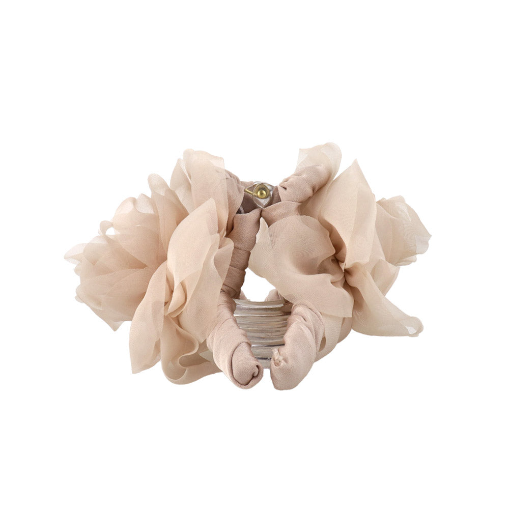 Sheer Soft Rose Hair Claw