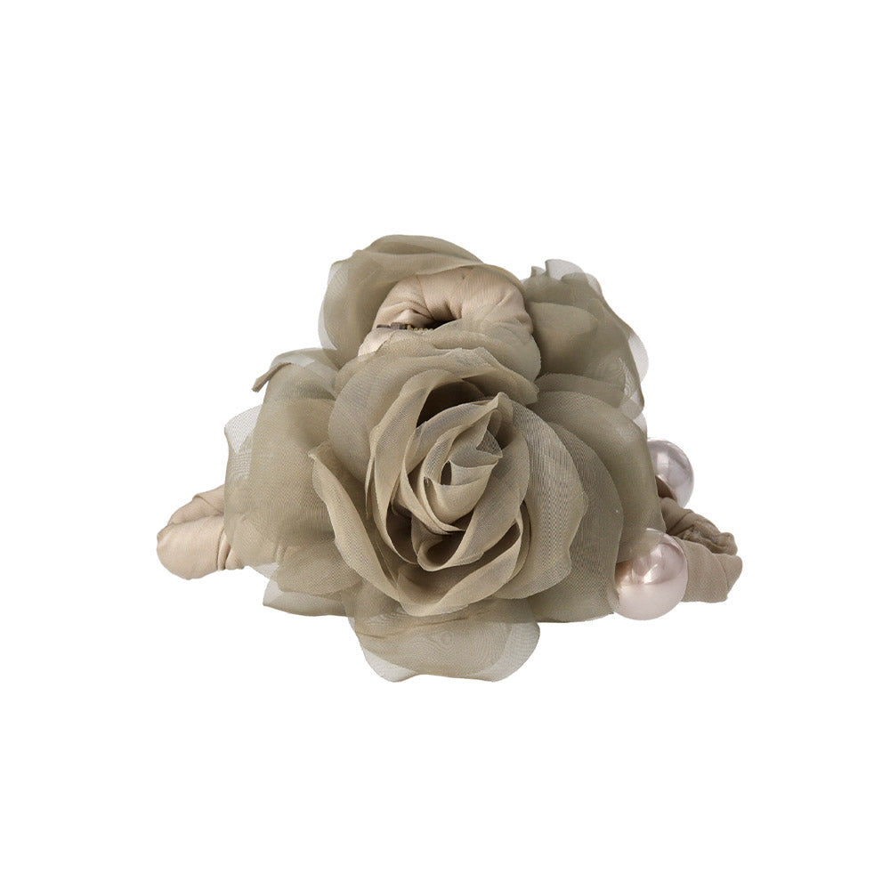 Sheer Soft Rose Hair Claw