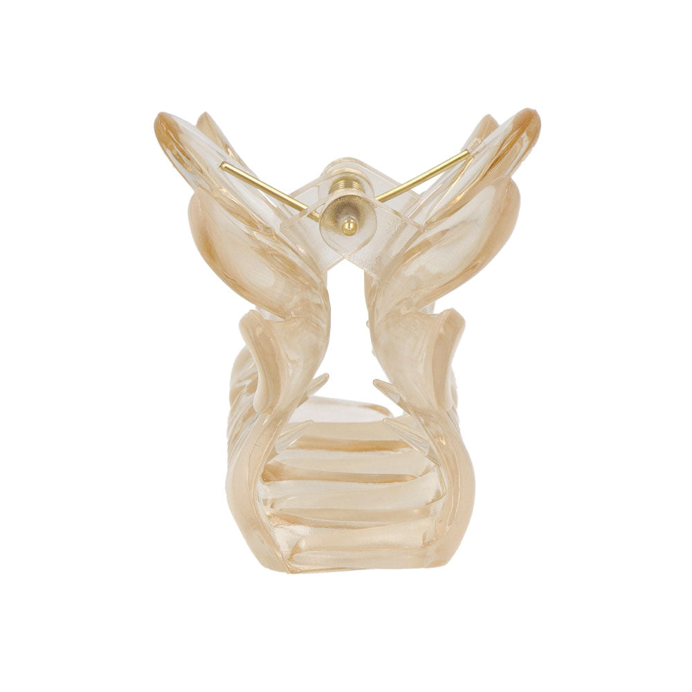 Translucent Flower Hair Claw