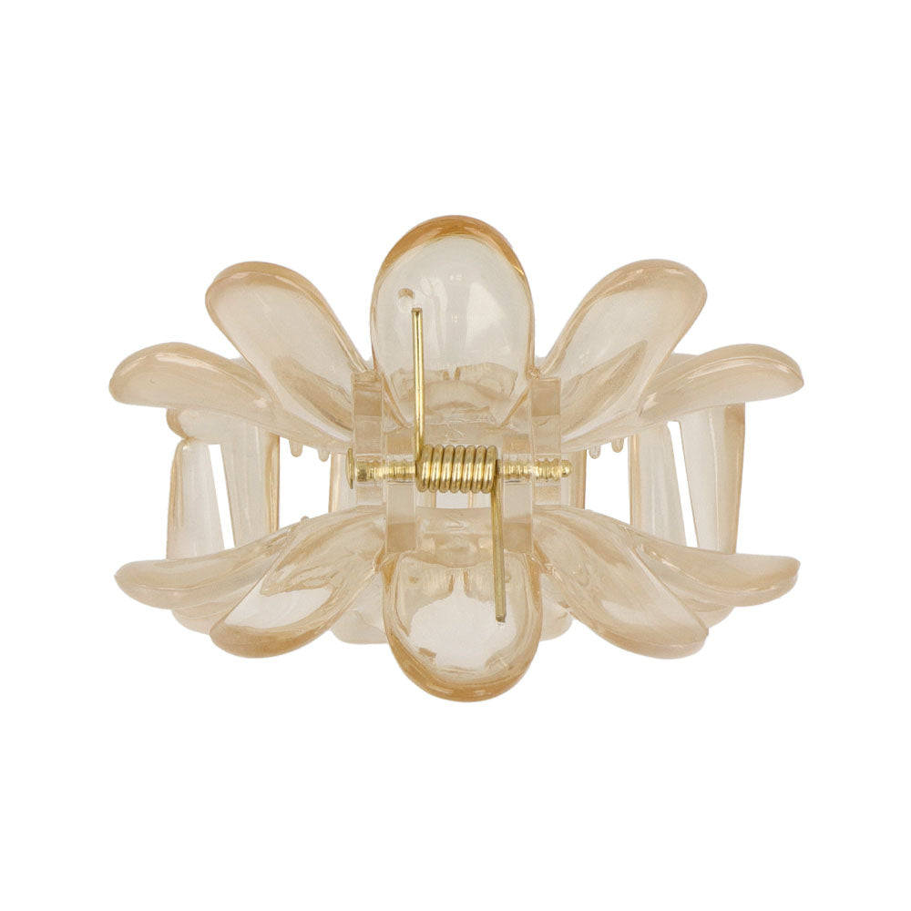 Translucent Flower Hair Claw