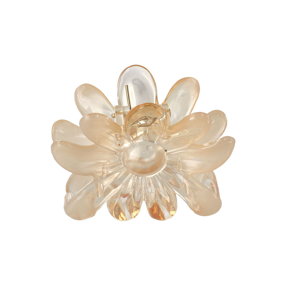 Translucent Flower Hair Claw