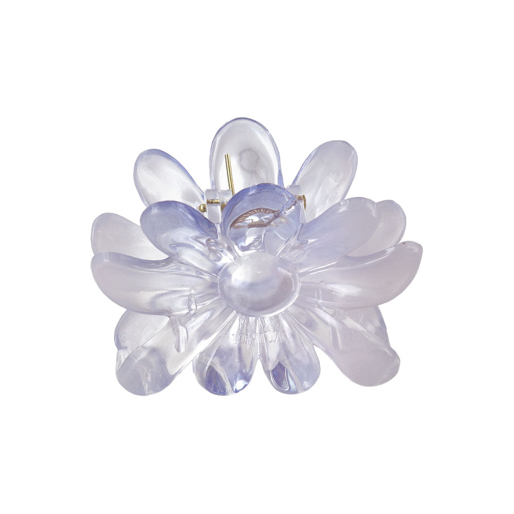 Translucent Flower Hair Claw