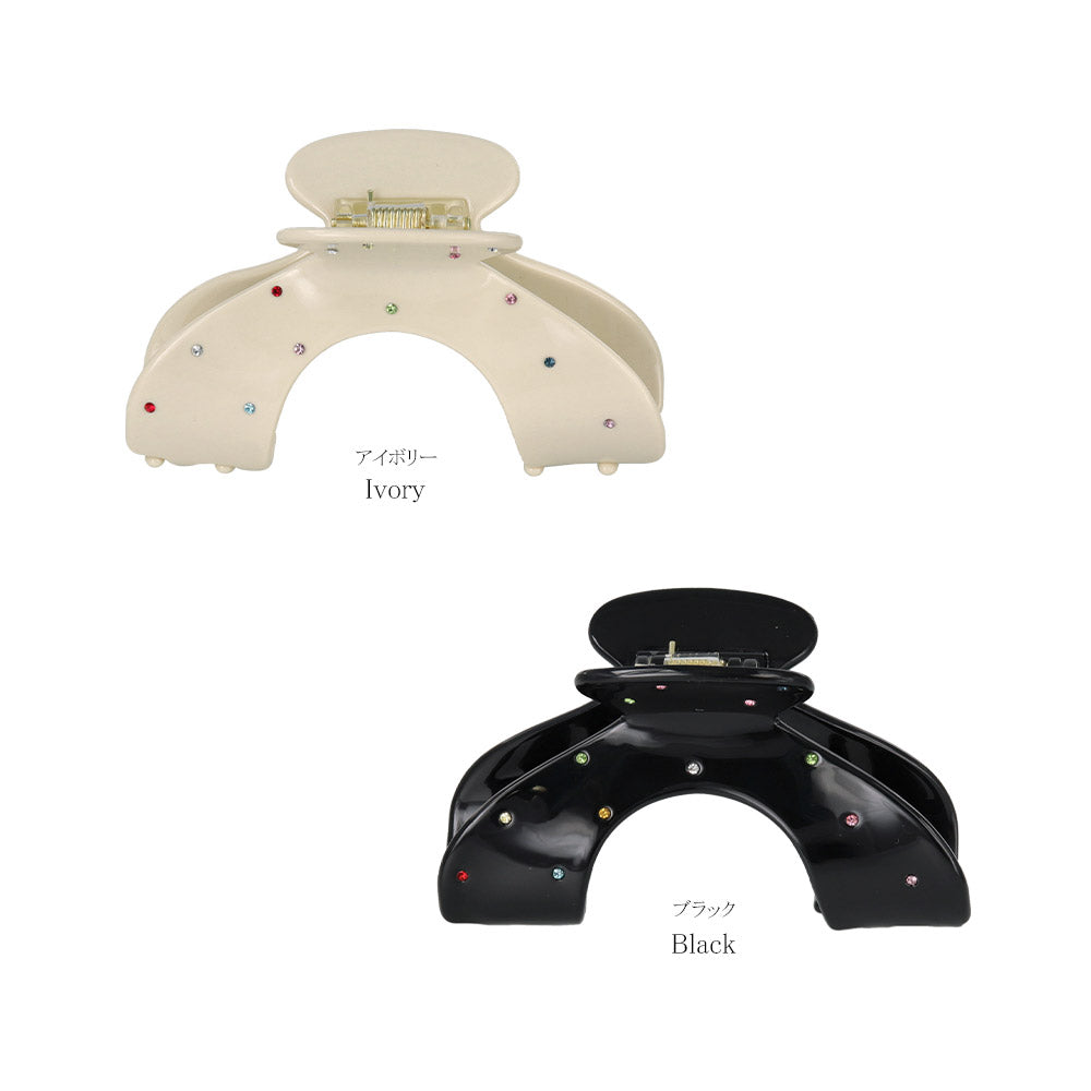 Colorful Studded Arch Hair Claw