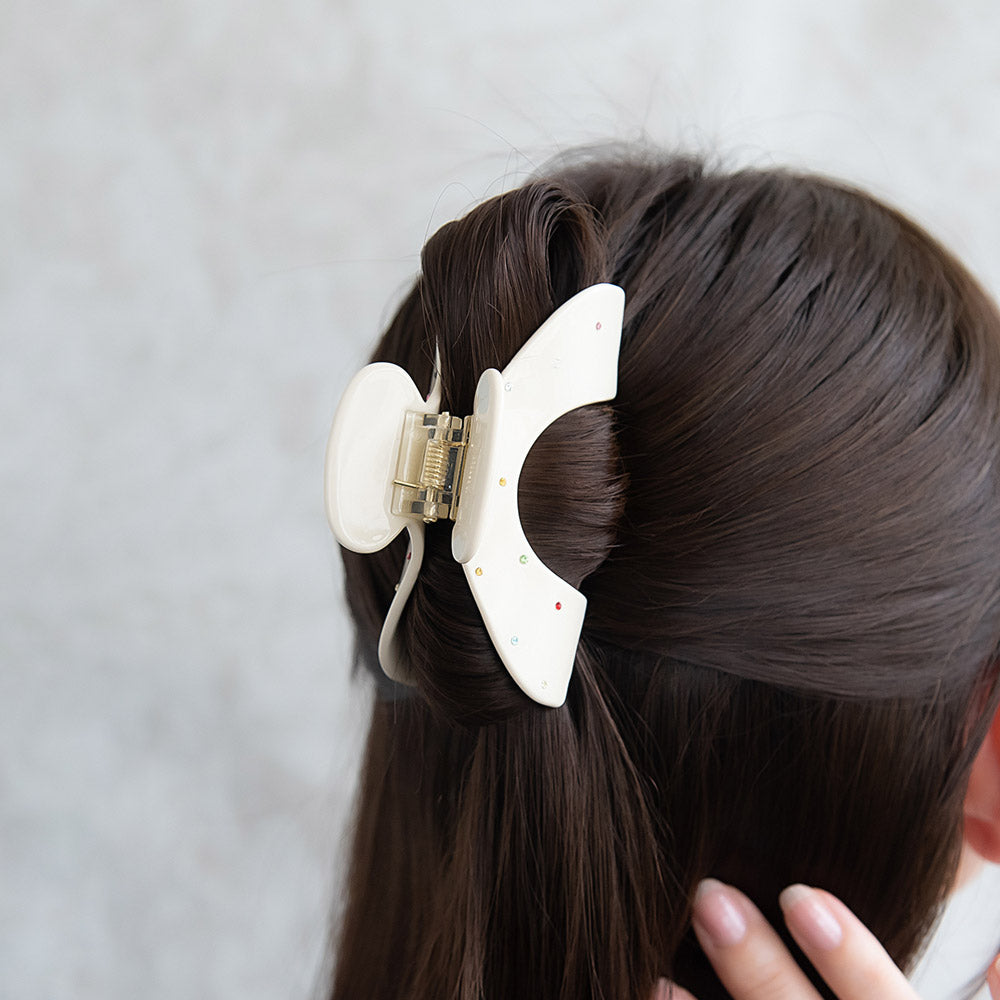 Colorful Studded Arch Hair Claw