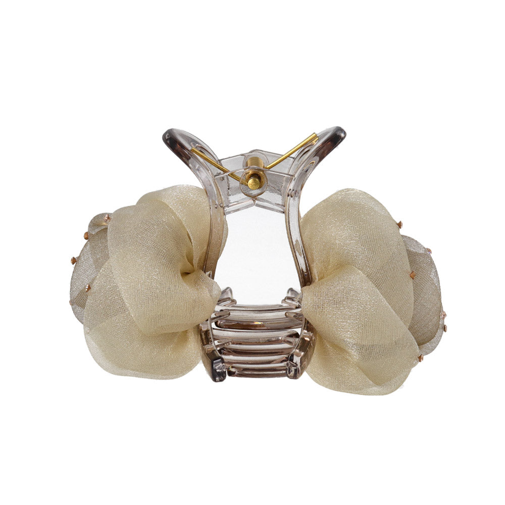 Tulle Flower Hair Claw