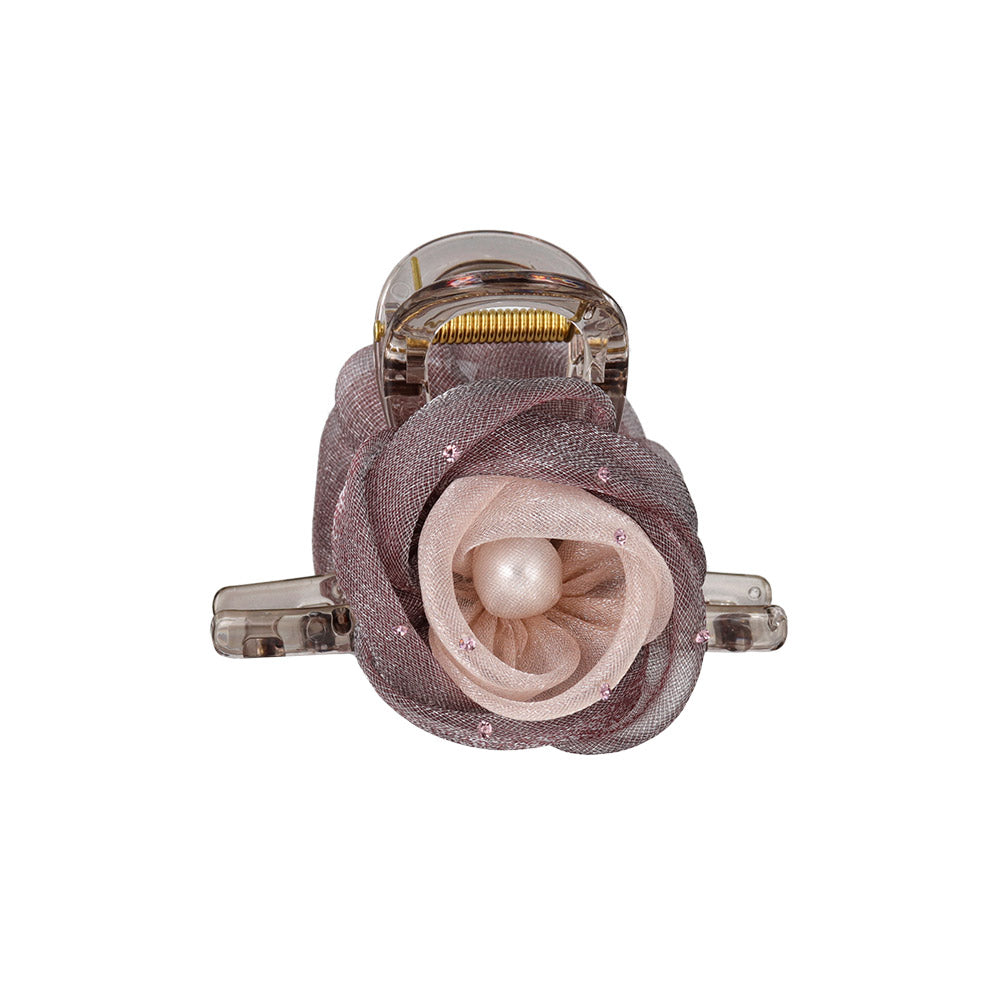 Tulle Flower Hair Claw