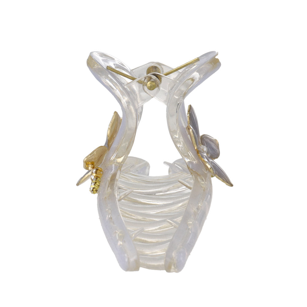 Floral Jelly Loop Hair Claw