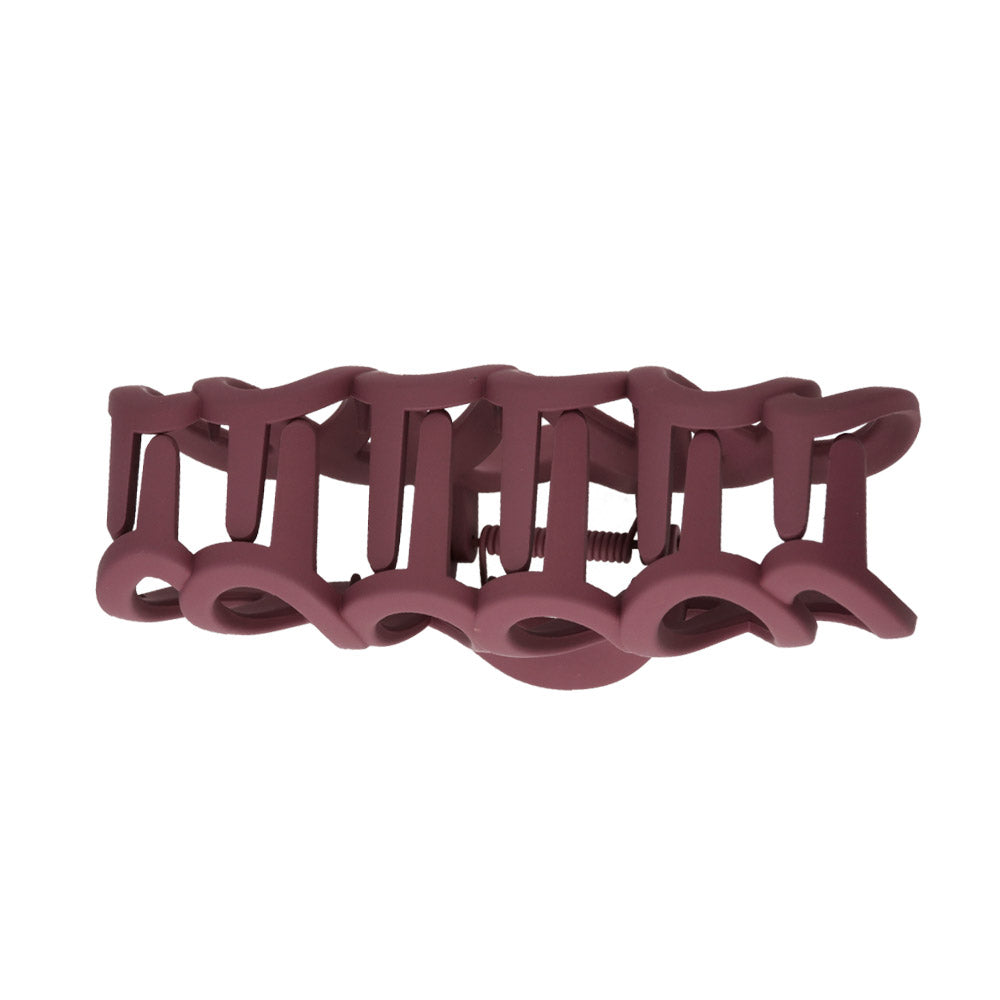 Matte Swirl Hair Claw