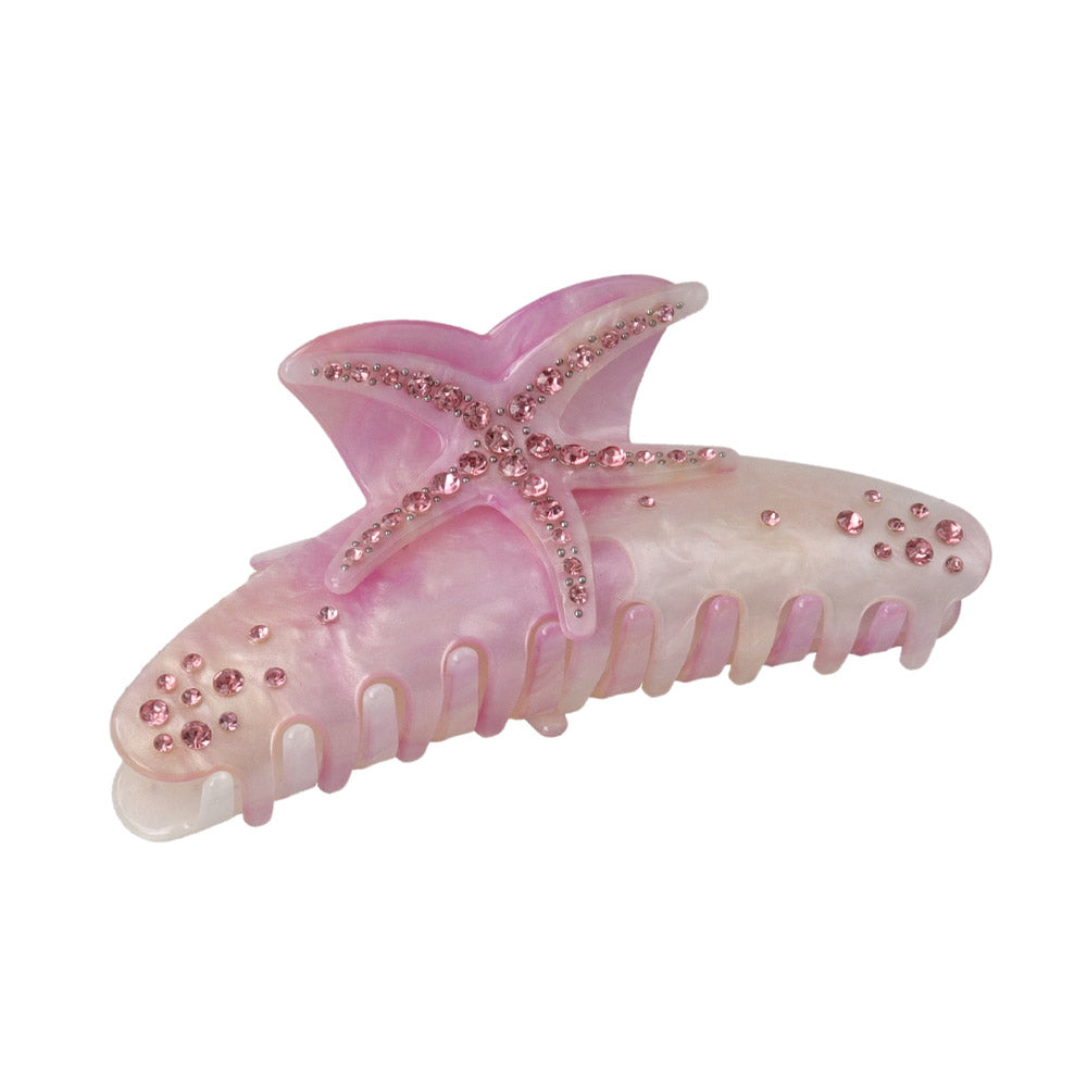 Rhinestone Starfish Hair Claw