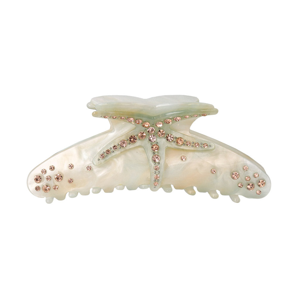 Rhinestone Starfish Hair Claw
