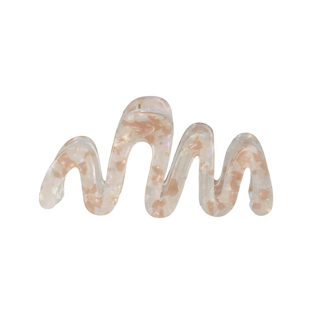 Wiggle Iridescent Marble Hair Claw