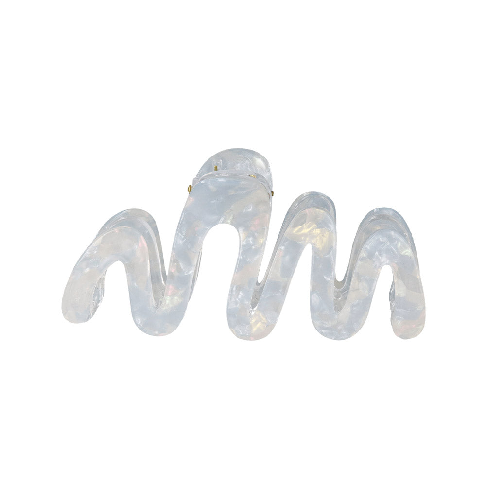 Wiggle Iridescent Marble Hair Claw