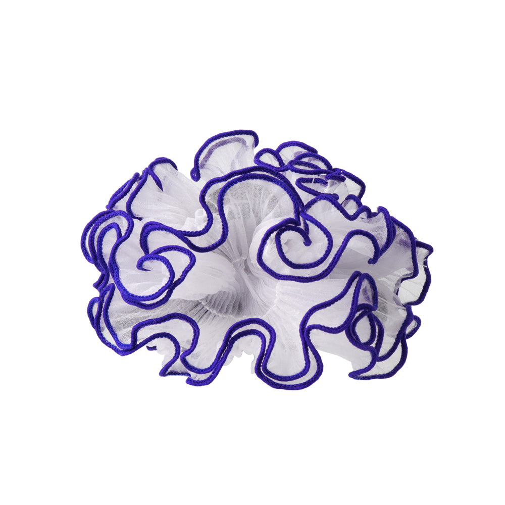 Vivid Trimmed Ruffle Hair Claw