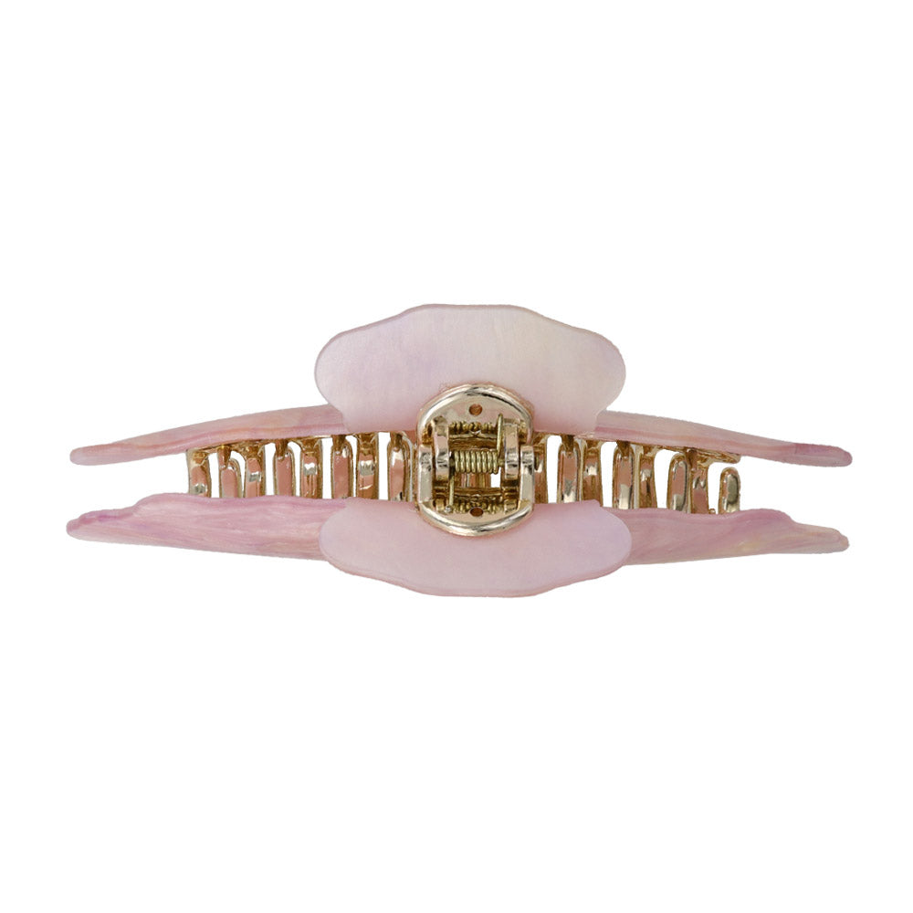 Oversized Wavy Marble Hair Claw