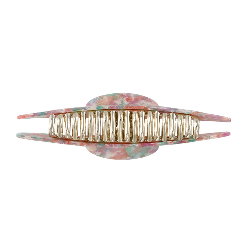 Oversized Marble Hair Claw