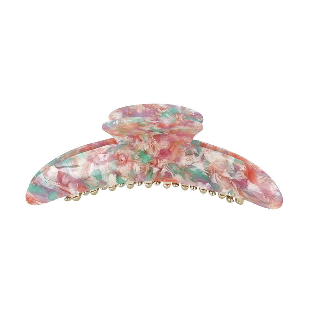 Oversized Marble Hair Claw