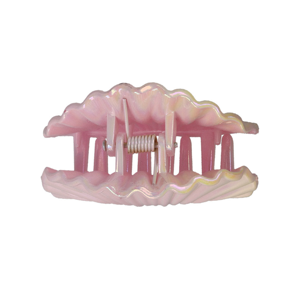 Iridescent Scallop Shell Hair Claw