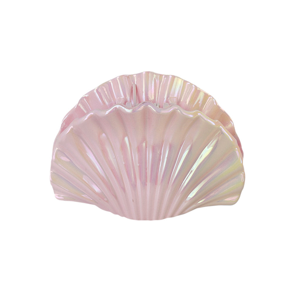 Iridescent Scallop Shell Hair Claw