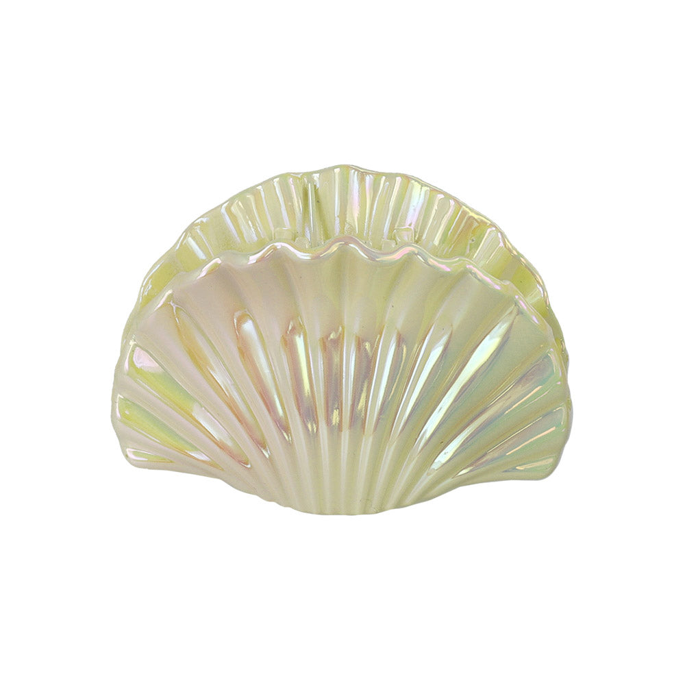 Iridescent Scallop Shell Hair Claw