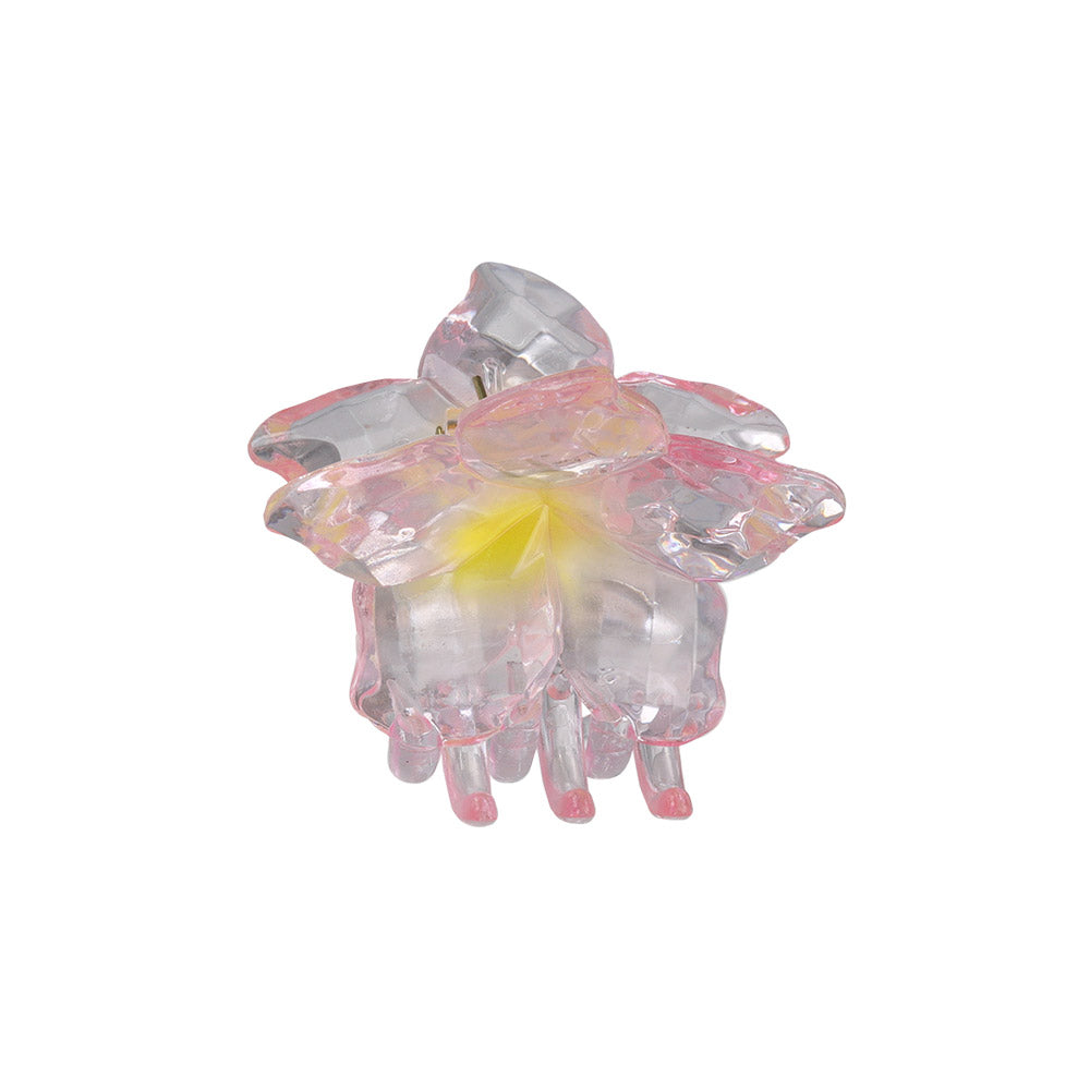 Faceted Crystal Flower Hair Claw