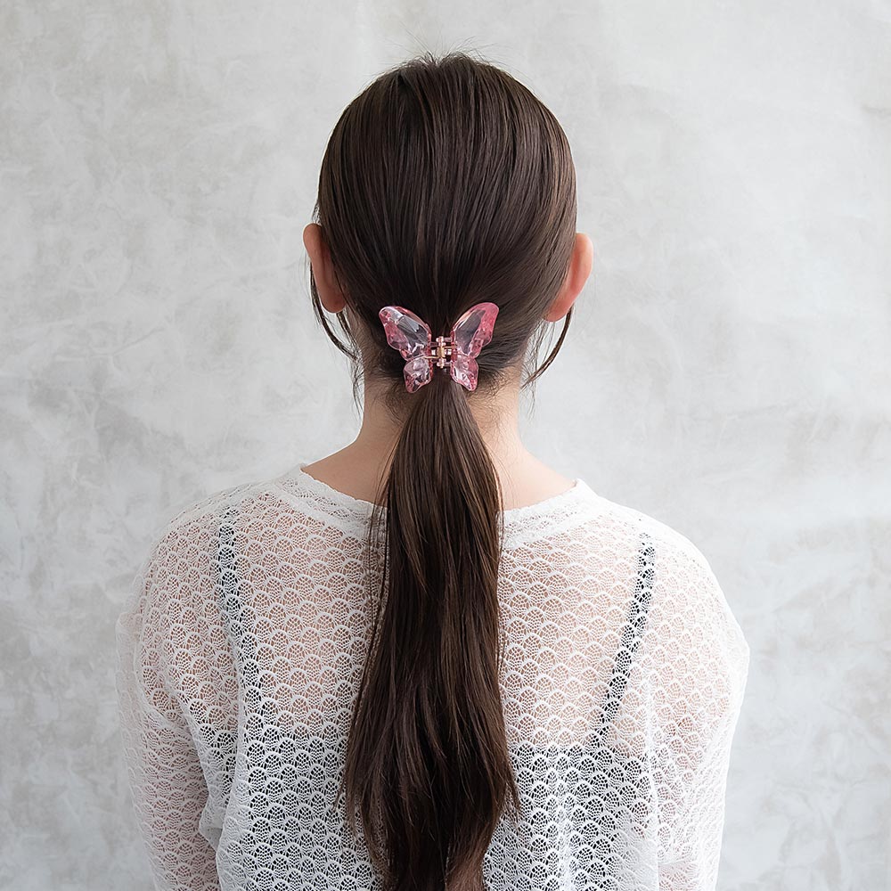 Crystal Butterfly Hair Claw