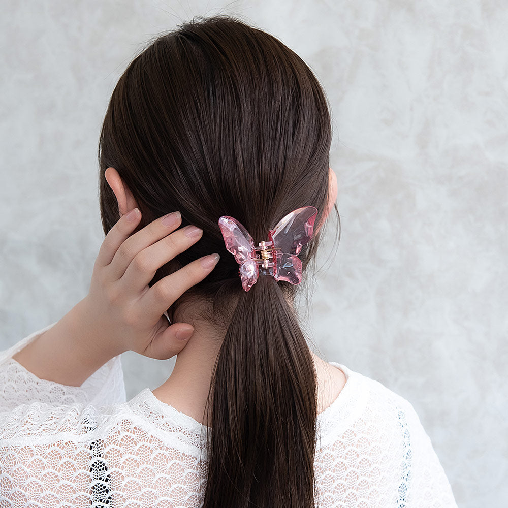 Crystal Butterfly Hair Claw
