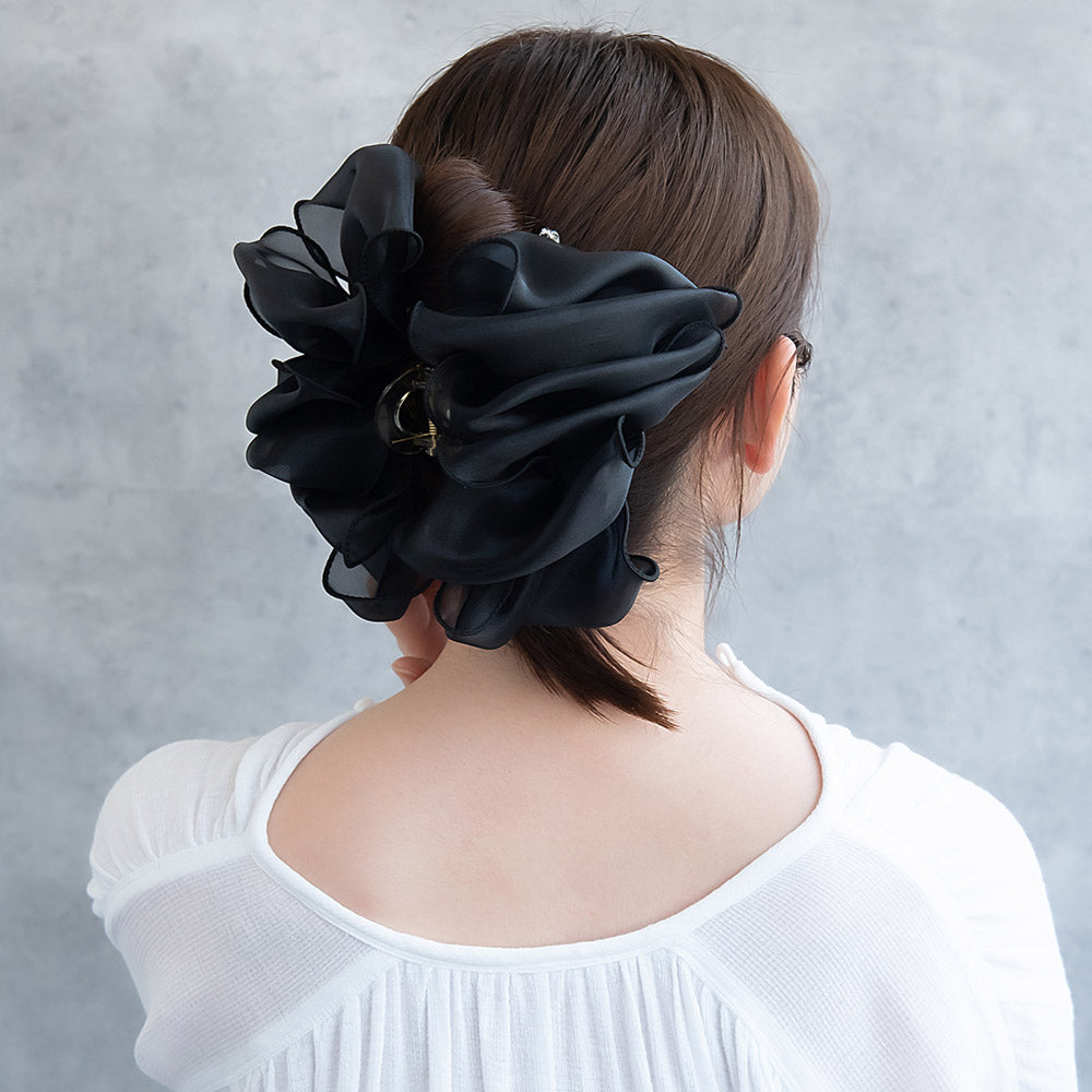Large Scrunchie Hair Claw - osewaya